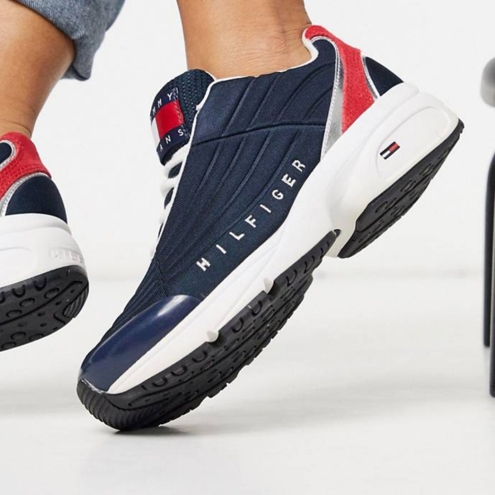 Tommy Jeans Heritage Sneakers in Blue